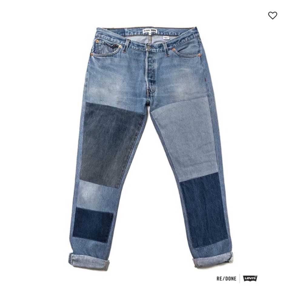RE/DONE Relaxed Straight Denim Patch - Picture 1 of 4